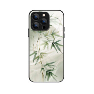 Stilvolle iPhone 14 Pro Max Hülle im nachhaltigen Bambusdesign