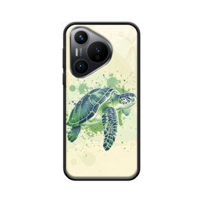 HUAWEI Pura 70: Traumhafte Meeresschildkröte auf Glas