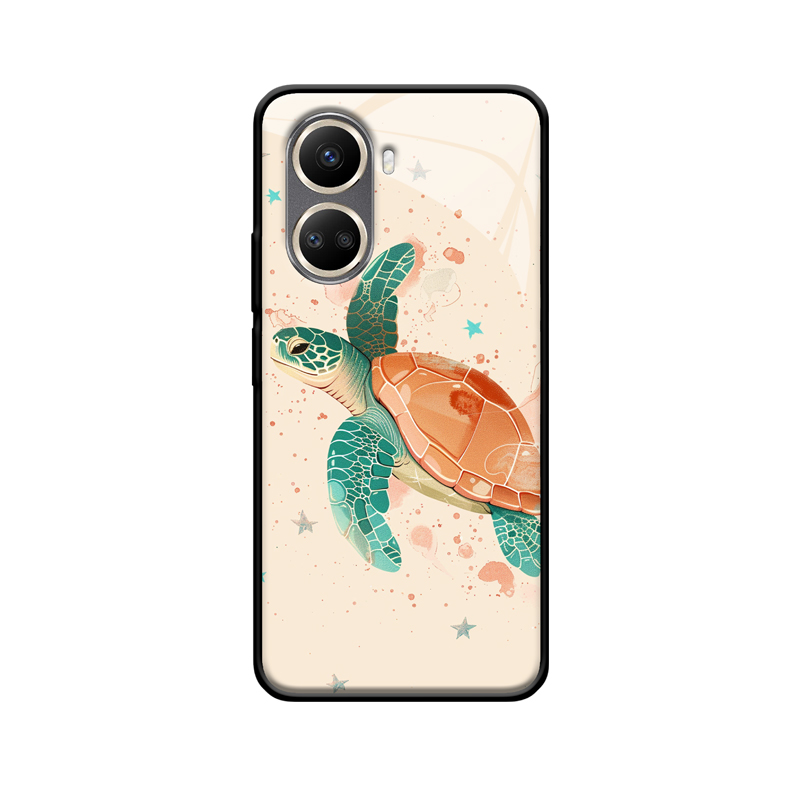 Elegante Huawei Nova 10 SE Hülle - Eine Grüne Meeresschildkröte im Wasser
