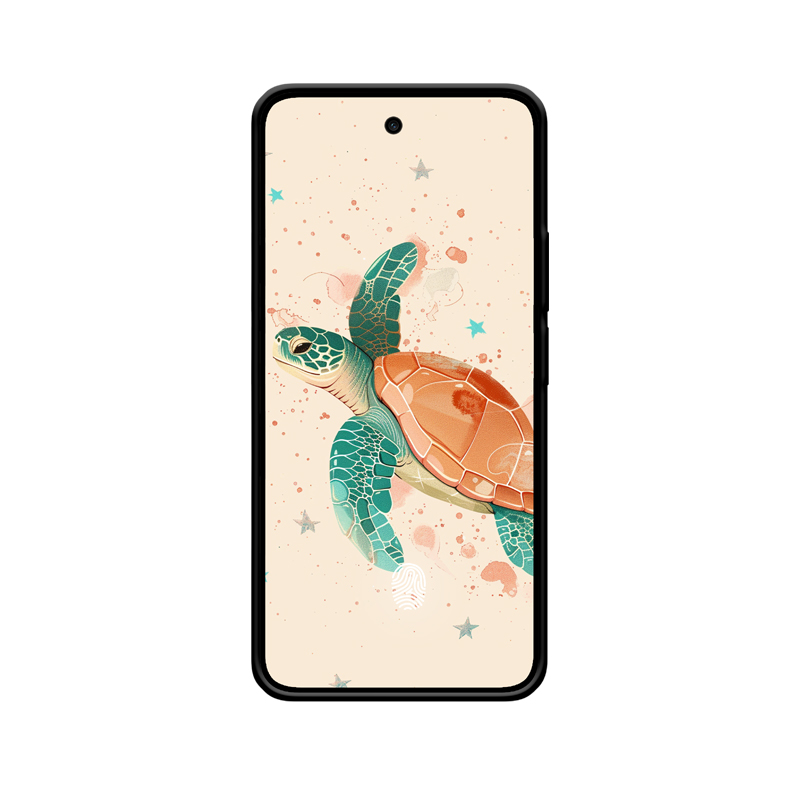 Elegante Huawei Nova 10 SE Hülle - Eine Grüne Meeresschildkröte im Wasser – Bild 2