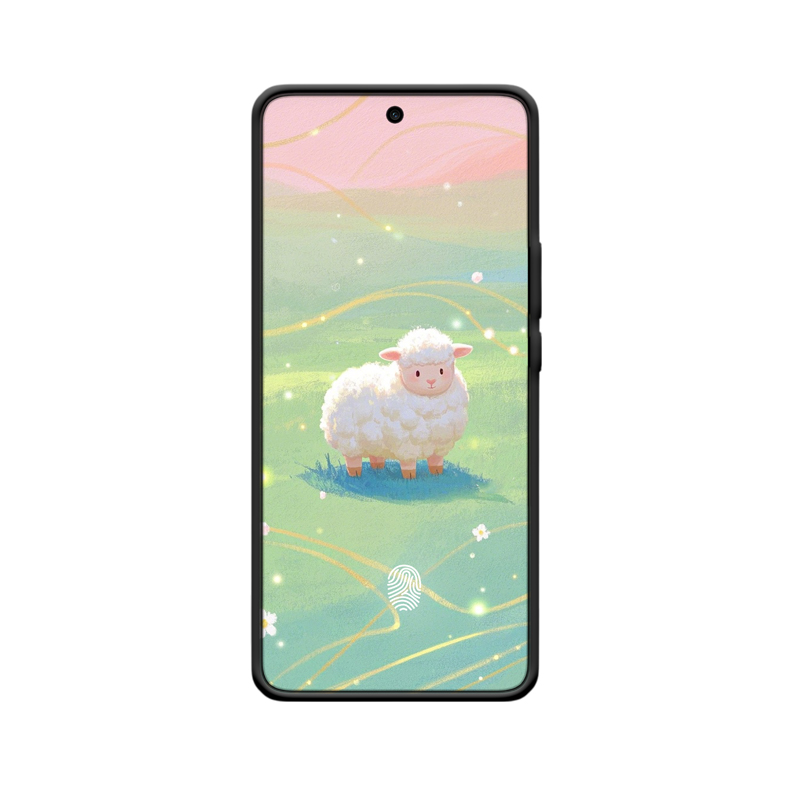 HUAWEI Nova 12 SE Glas-Hülle: Charmantes Lamm - Ein Symbol der Weichheit und Zärtlichkeit – Bild 2