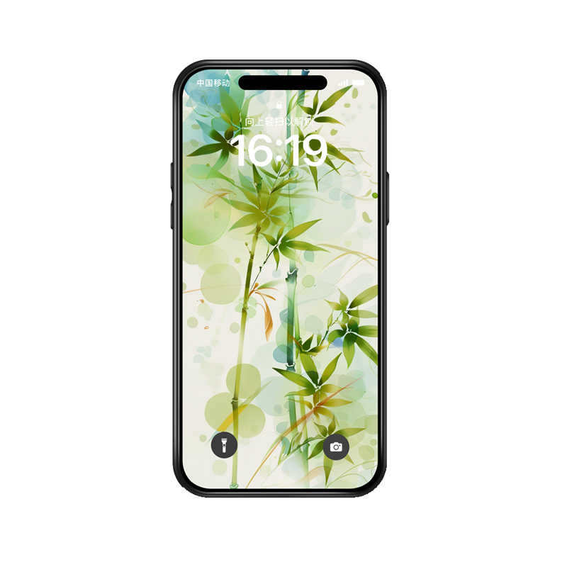 Elegante iPhone 14 Hülle im Bambusdesign – Bild 3