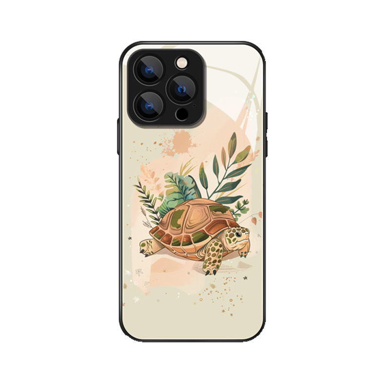 Niedliche Schildkröte: Stilvoller Schutz für dein iPhone 15 Pro