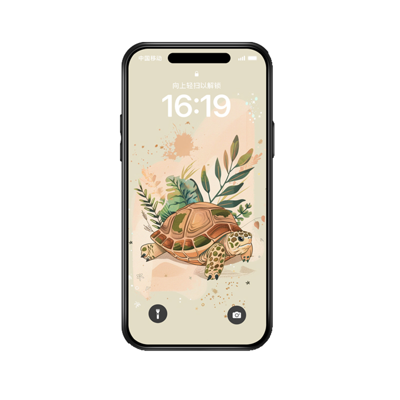 Niedliche Schildkröte: Stilvoller Schutz für dein iPhone 15 Pro – Bild 3