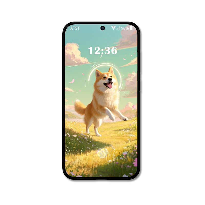 Samsung Galaxy S25 Plus Case mit fröhlichem Shiba – Bild 3