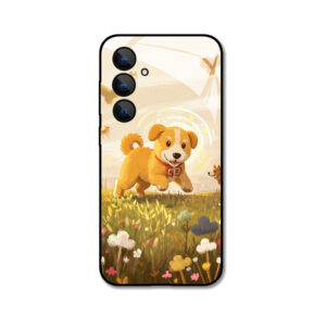 Samsung Galaxy S25 Case mit liebevollem Hund