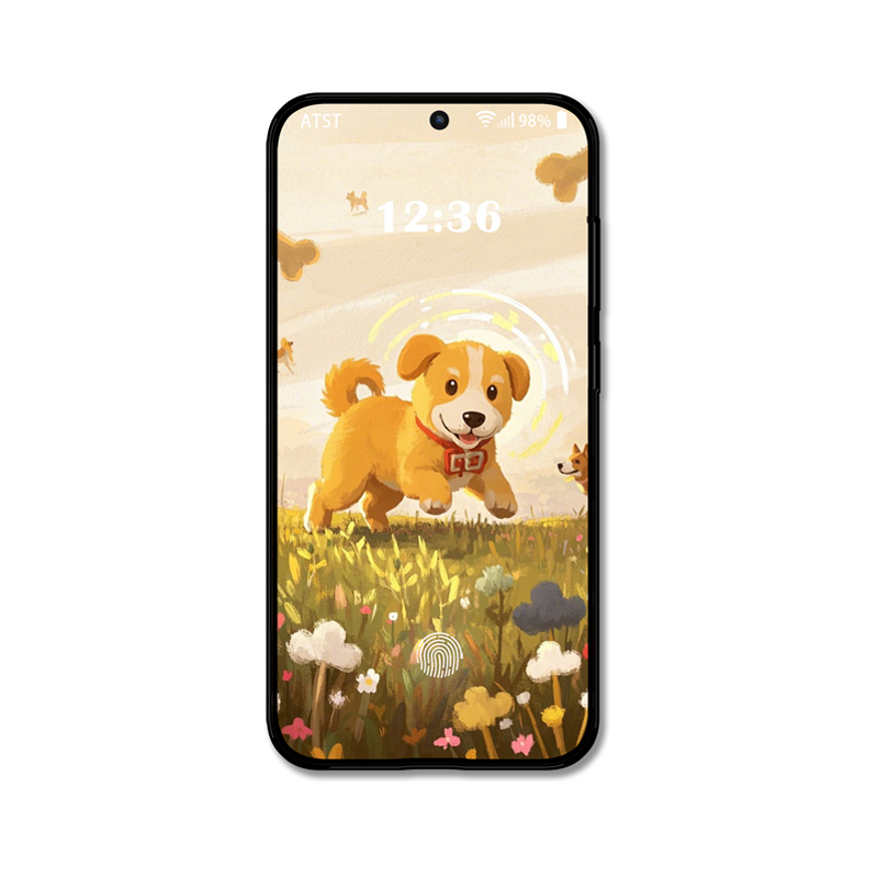 Samsung Galaxy S25 Case mit liebevollem Hund – Bild 3