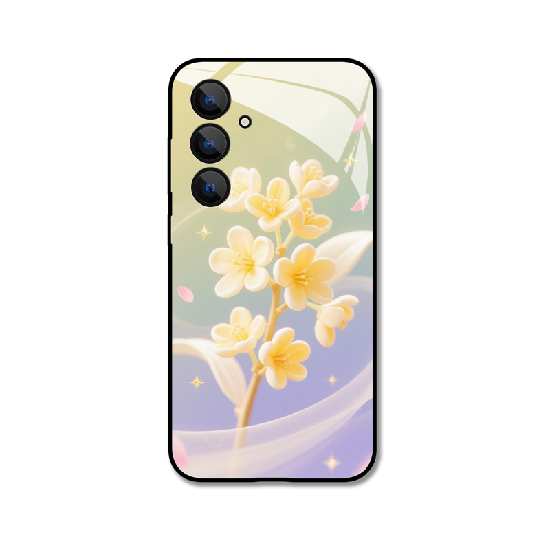 Erlebe die Ruhe und Eleganz mit der "Osmanthus"-Hülle für das Galaxy S25