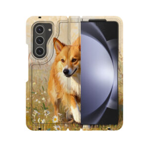 Samsung Galaxy Z Fold6 Case mit dem Zauber des fröhlichen Hundes