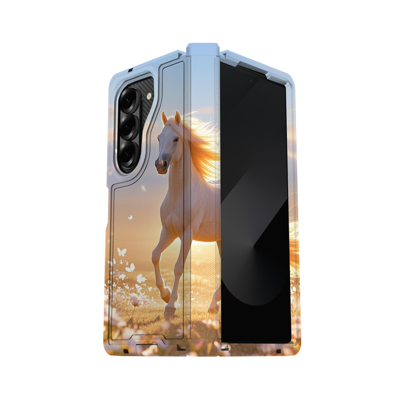 Samsung Galaxy Z Fold6 Case: Das elegante weiße Pferd – Bild 2