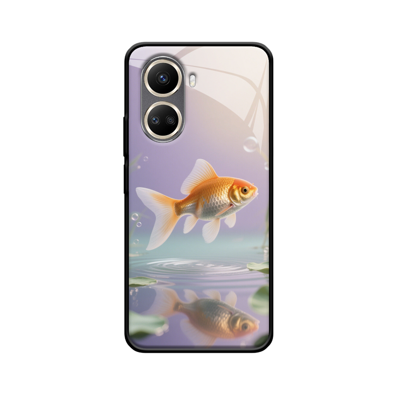 Bringe Glück und Eleganz mit der "Goldfisch"-Hülle für das Huawei nova 10 SE
