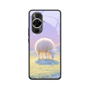 Huawei nova 12s Hülle: Idyllisches Lamm-Design