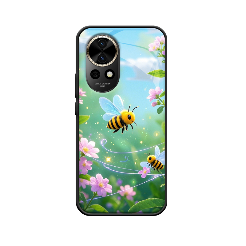 Schutzumhüllung für Huawei nova 13 mit farbenfrohen Bienenmotiven