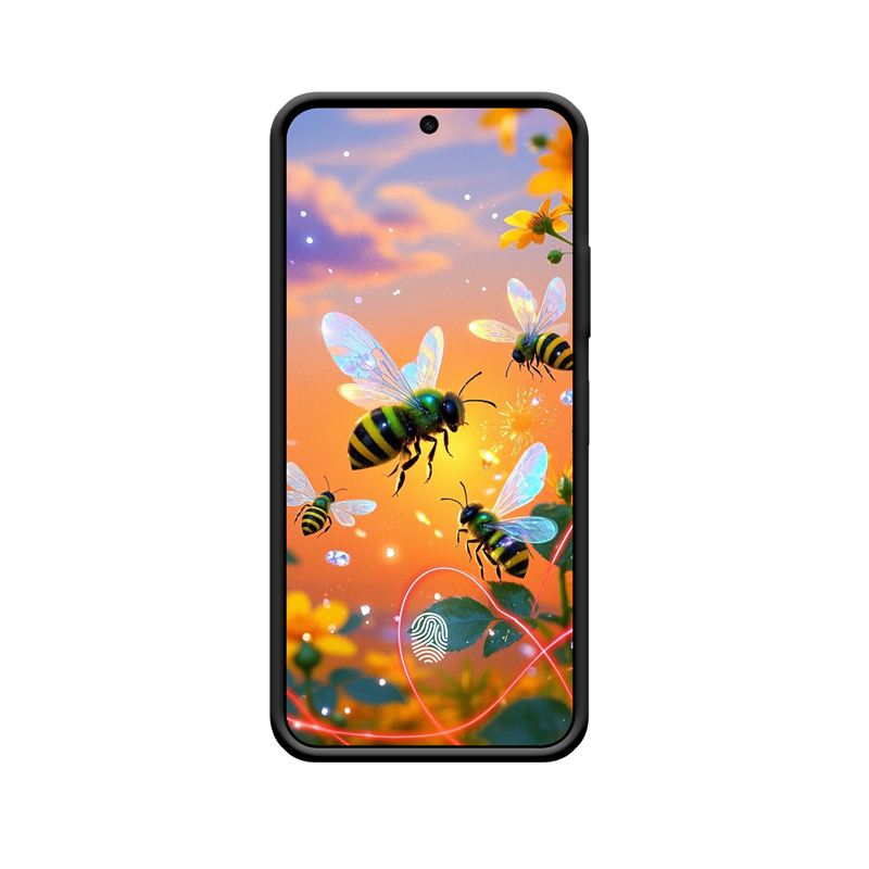 HUAWEI Nova Y61 Glas-Hülle: Bienen - Symbol der Arbeit und des Lebensfunks – Bild 2