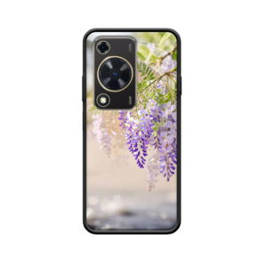 Schutzumhüllung für Huawei nova Y72s mit einer anmutigen Wisterienblütenmuster