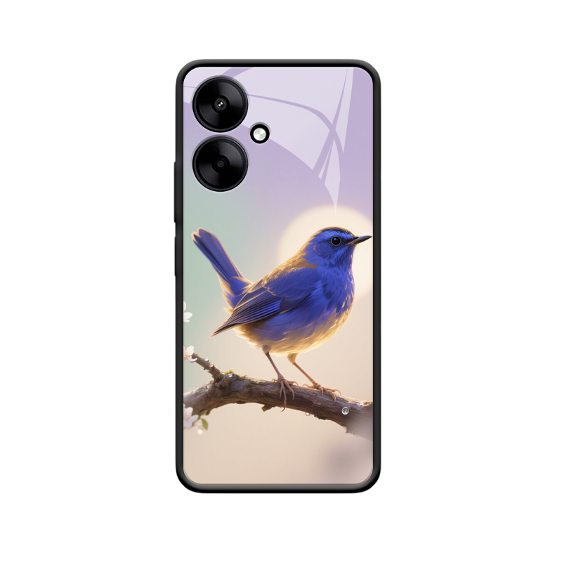 Redmi 13C 5G Hülle mit Thrush - Motiv: Ruhe, Schönheit und Glück