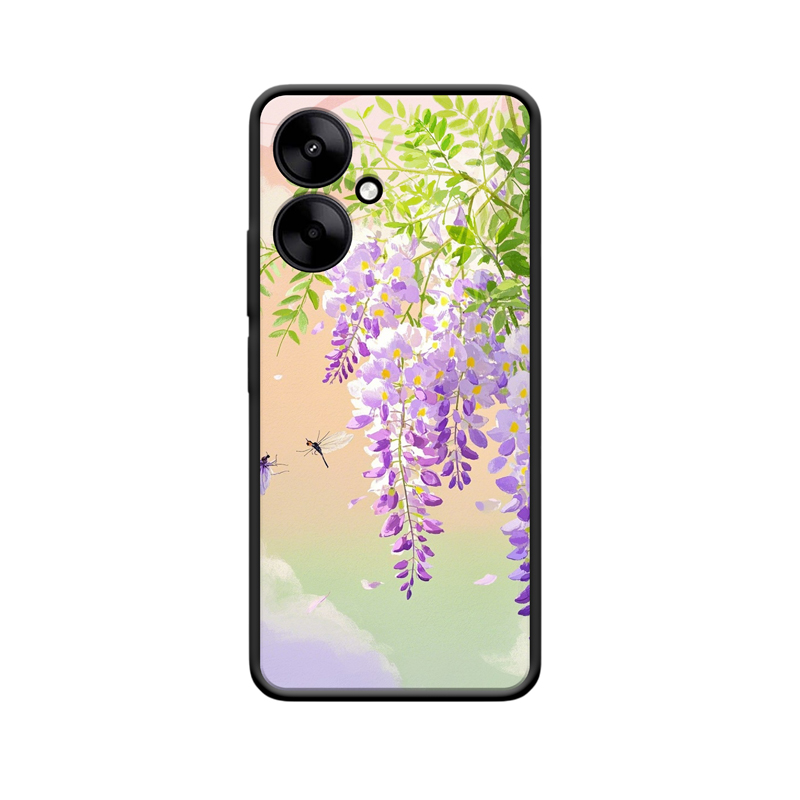 Zarte Eleganz: Die Wisteria Hülle für das Redmi 13C 5G