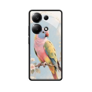 Redmi Note 13 Hülle mit elegantem Papagei: Farbe, Glück und Eleganz​