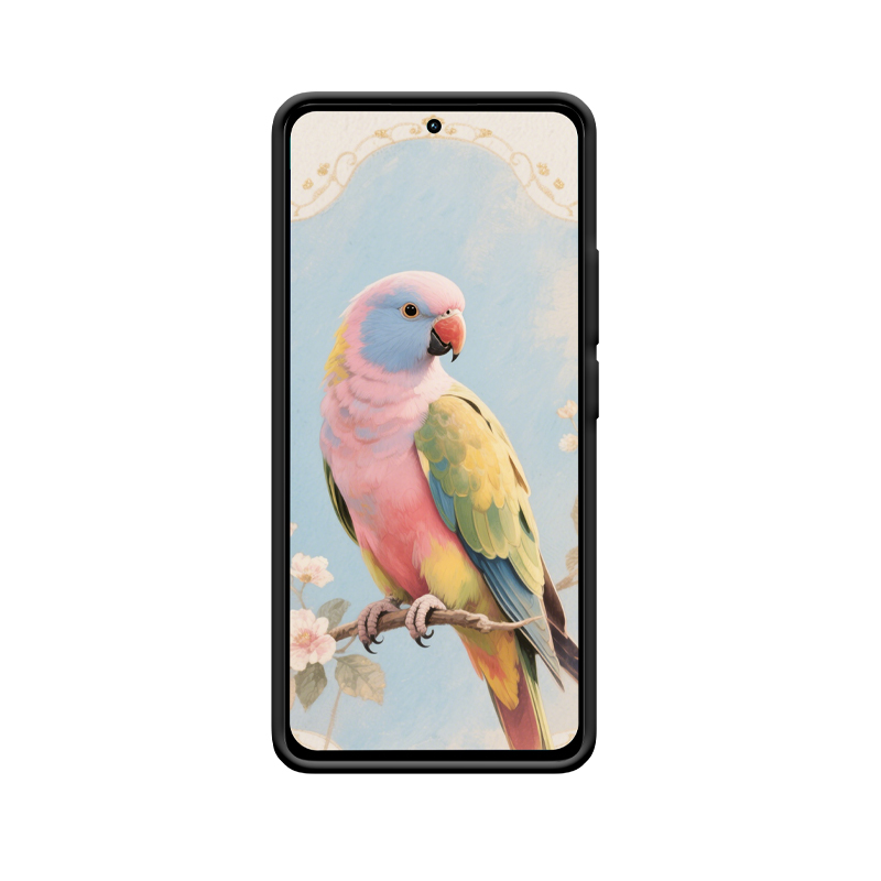 Redmi Note 13 Hülle mit elegantem Papagei: Farbe, Glück und Eleganz – Bild 2