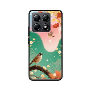 Xiaomi Redmi 14T Pro Hülle: Thrush - Motiv bringt natürliche Schönheit und Glücks - Atmosphäre