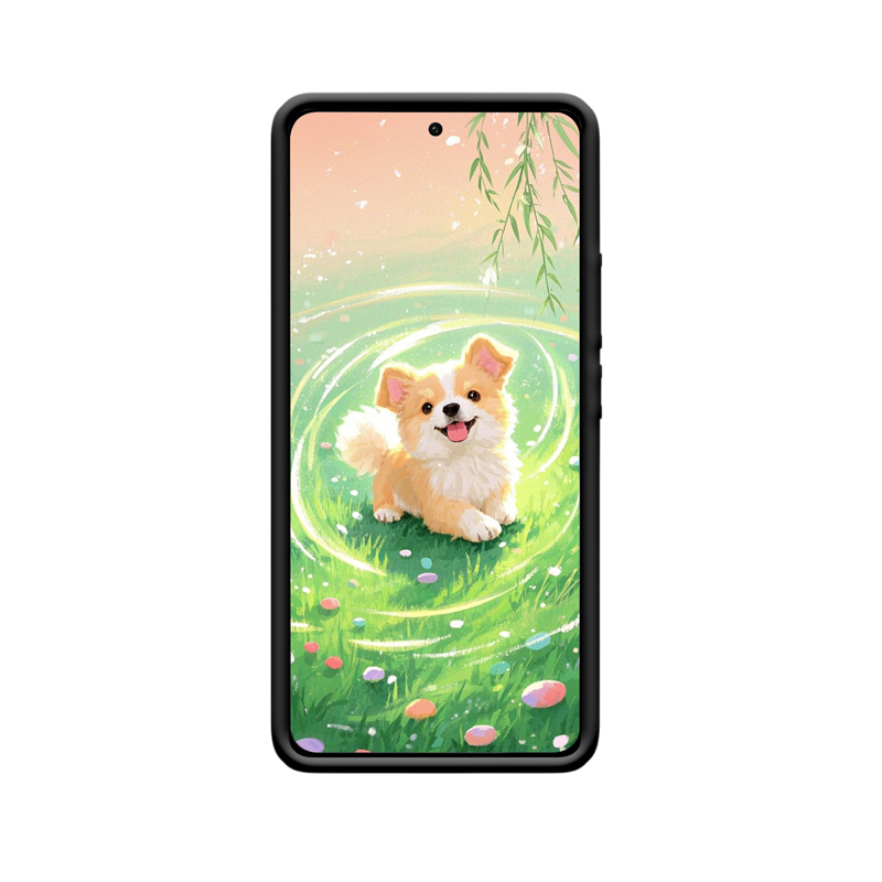 Xiaomi Redmi 14T Hülle: Liebevoller Hund bringt Glück und Charm für Ihr Handy – Bild 2