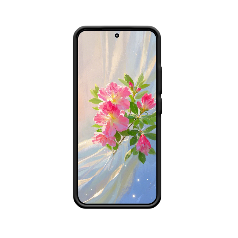 Xiaomi 15 Hülle mit rosa Rhododendron - Blüten: Traumhaft, sanft und glück bringend – Bild 2
