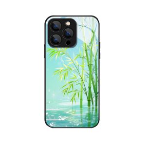 Eleganz der Natur: iPhone 11 Pro Max Hülle mit Bambus-Motiv