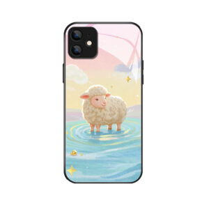 iPhone 11 Hülle mit der Zauberhaften Schafszene​