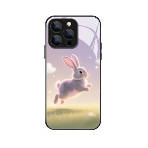 Verspielte Leichtigkeit Hasenmotiv Die iPhone 12 Pro Hülle