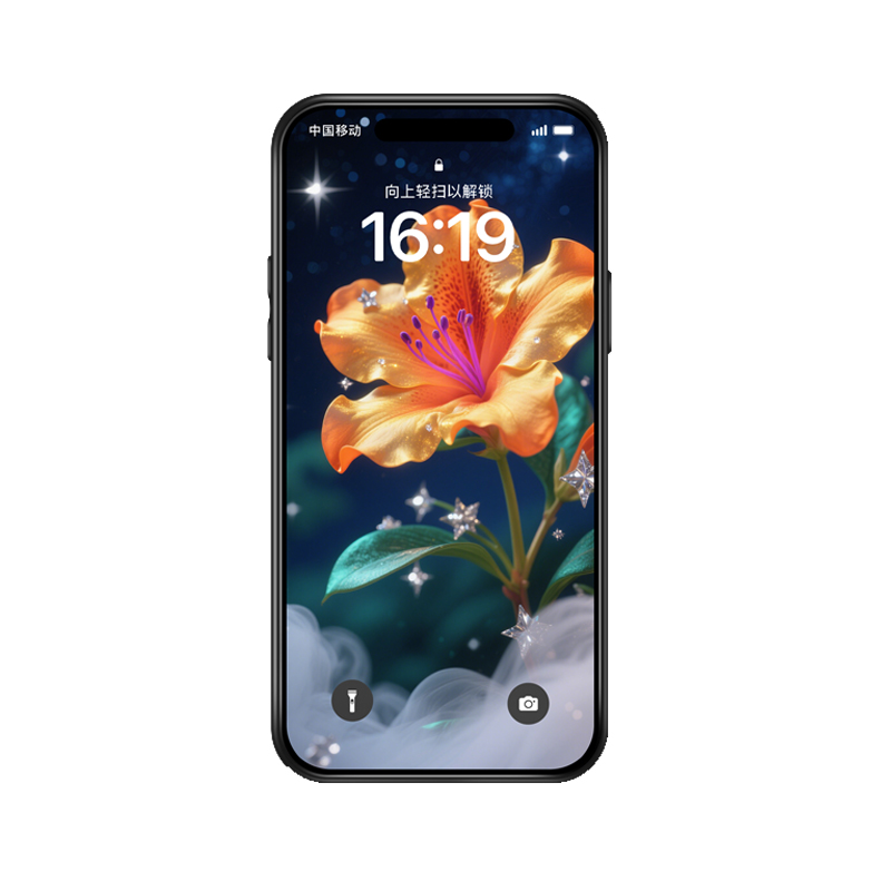 Traumhafte Eleganz: iPhone 13 Pro Hülle mit dem magischen Design einer strahlenden Rhododendronblüte – Bild 3
