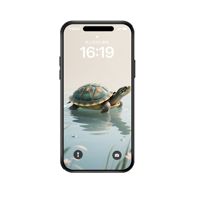 iPhone 13 Hülle: Schildkröte - Ein Symbol der Stetigkeit und Glücks – Bild 3