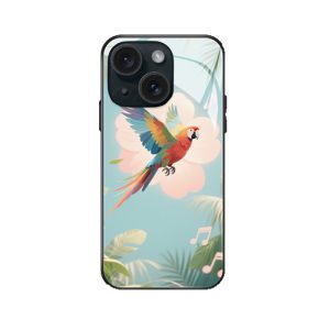 Entfalten Sie Ihre Farbenpracht mit der iPhone 14 Hülle im Papageien-Stil
