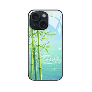 Erleben Sie Harmonie und Eleganz mit der Bambus-inspirierte iPhone 14 Plus Hülle