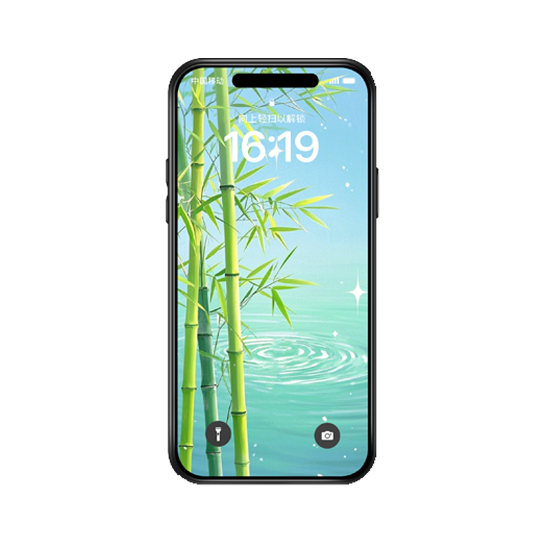 Erleben Sie Harmonie und Eleganz mit der Bambus-inspirierte iPhone 14 Plus Hülle – Bild 3