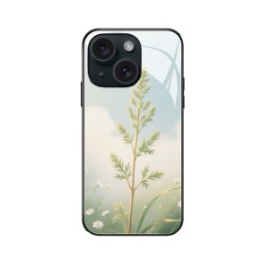 Naturverbundene Eleganz: iPhone 14 Hülle mit der kraftvollen Beifußpflanze