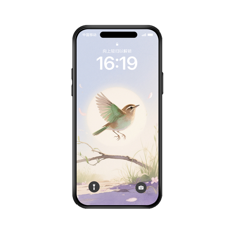iPhone 16 Plus Hülle mit Thrush Motiv: Stil, Schutz und Glücksbringer – Bild 3