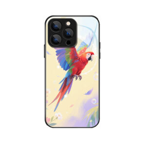 iPhone 16 Pro Hülle: Der farbenfrohe Papagei - Ein Symbol der Lebensfreude und Kreativität​