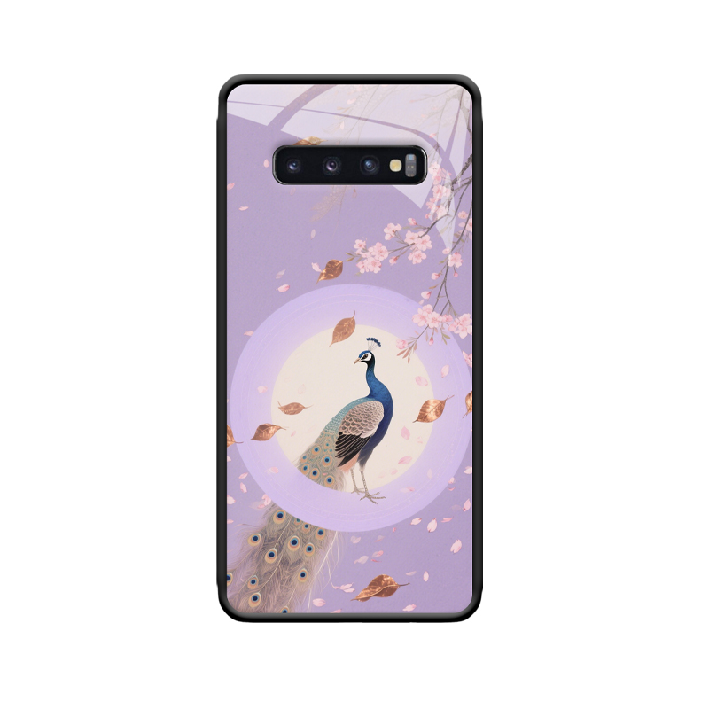 Eleganz und Anmut: Der Pfau und die Galaxy S10 5G Hülle