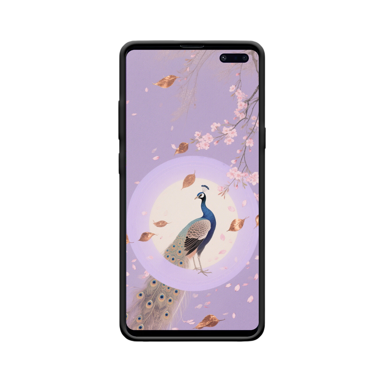 Eleganz und Anmut: Der Pfau und die Galaxy S10 5G Hülle – Bild 2