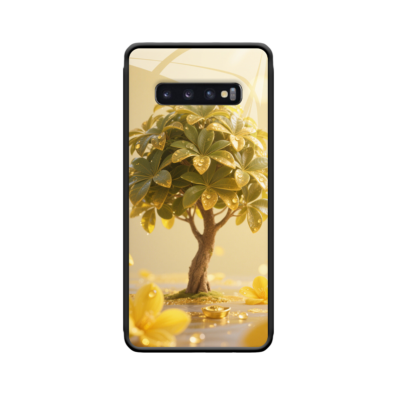 Der Geldbaum der Fülle – Galaxy S10 Hülle mit Feng Shui Bedeutung