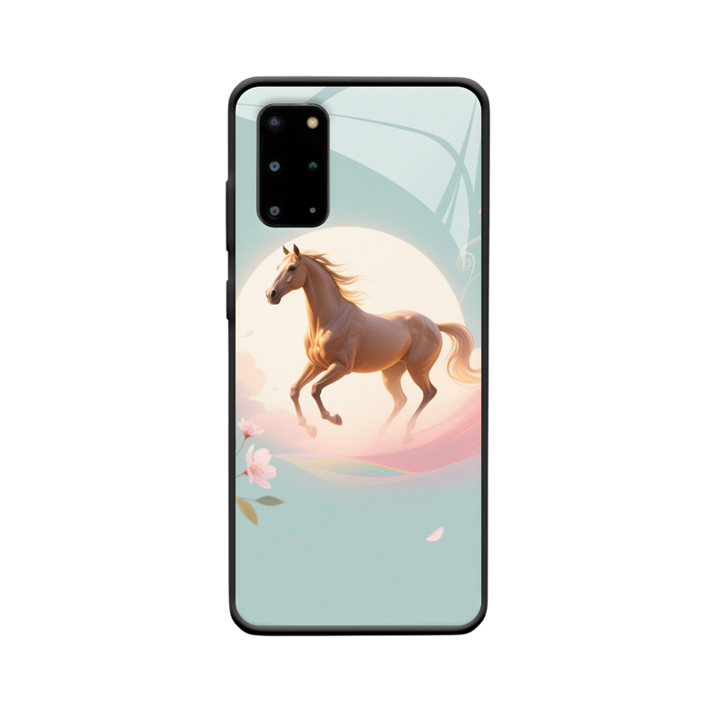 Die Eleganz und Stärke des Pferdes: Galaxy S20+ Hülle