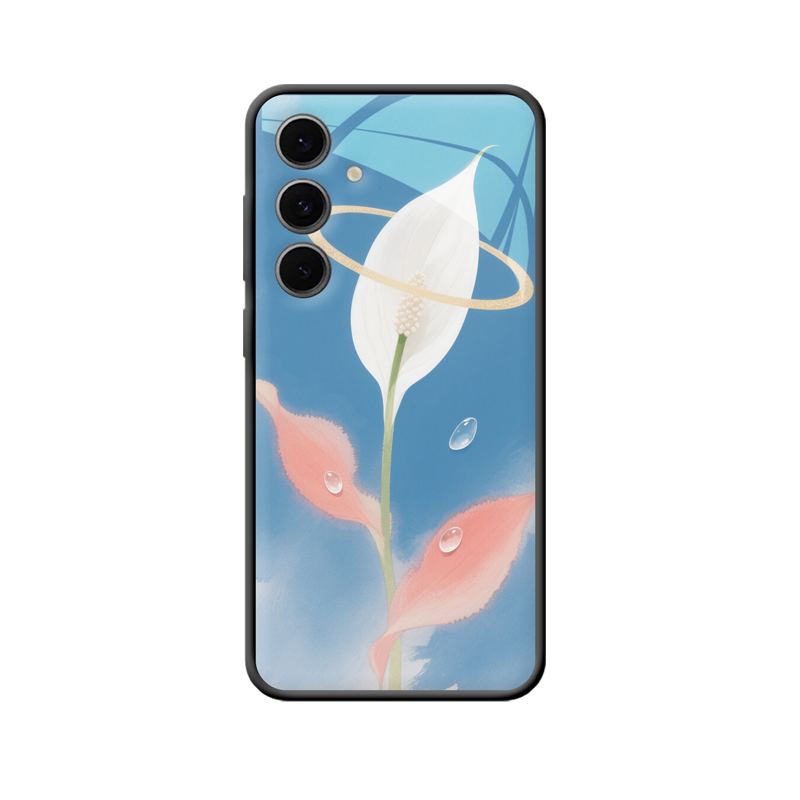 Eine traumhafte Galaxy S24 Hülle mit der Energie von Spathiphyllum