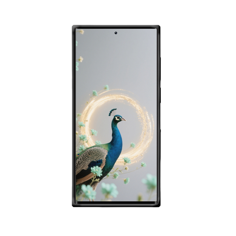 Harmonie & Schutz: Der Galaxy S24 Ultra Hülle Pfau in Farbe – Bild 2