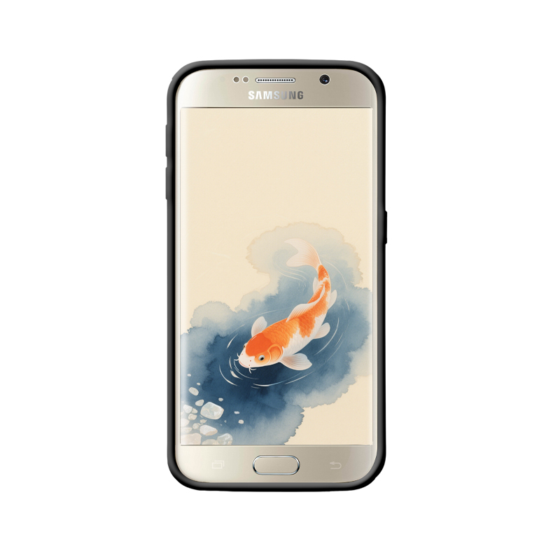 Erfolg & Eleganz: Koi-Hülle für dein Galaxy S6 Edge – Bild 2