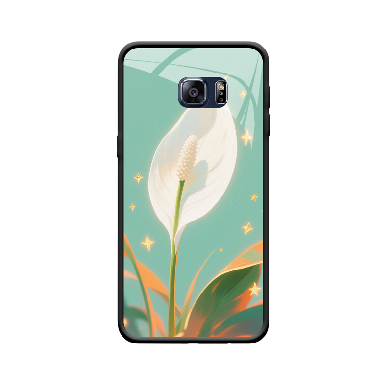 Harmonie in deiner Hand – Galaxy S6 Hülle mit Spathiphyllum