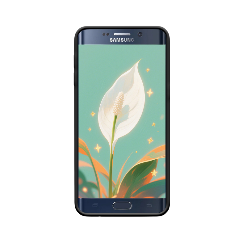 Harmonie in deiner Hand – Galaxy S6 Hülle mit Spathiphyllum – Bild 2