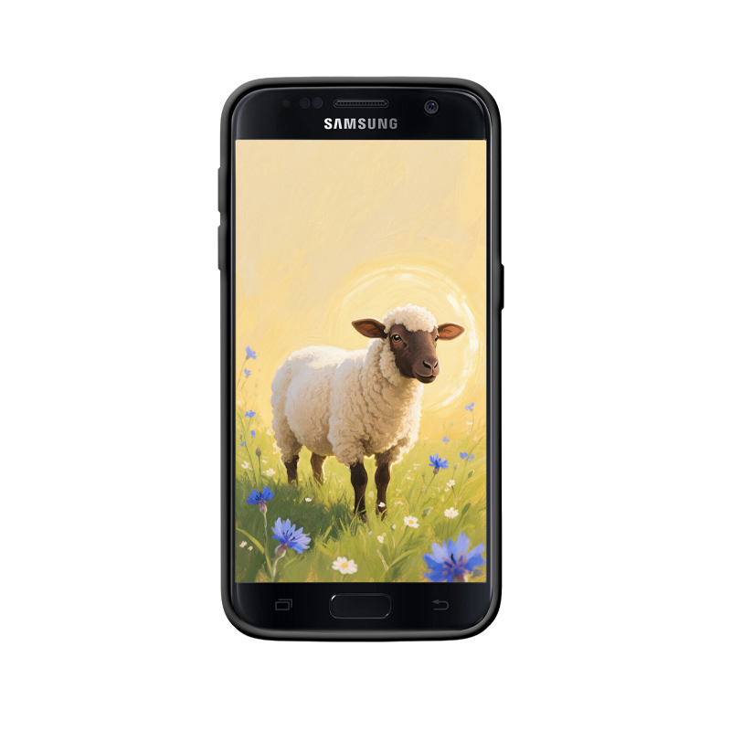 Gemütliche Atmosphäre: Die Galaxy S7 Hülle mit dem flauschigen Schaf – Bild 2