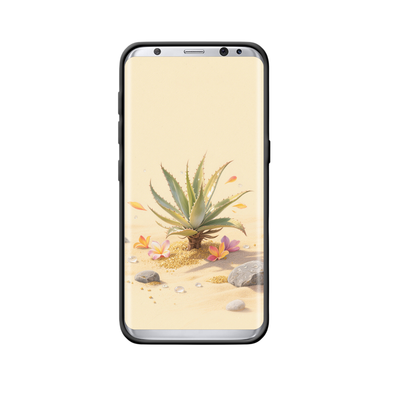 Lebenskraft in der Wüste – Galaxy S8 Hülle mit Agave – Bild 2