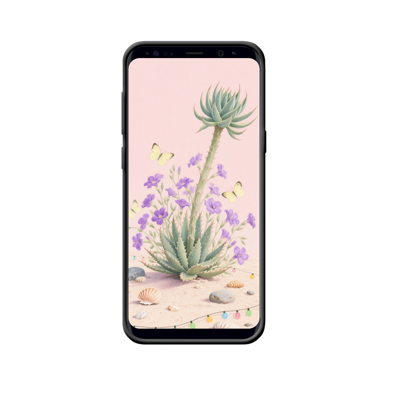 Romantik trifft Stärke – Galaxy S8+ Hülle mit Agave – Bild 2