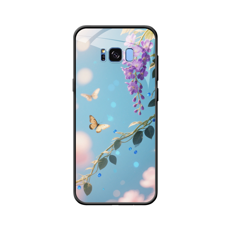 Galaxy S8+ Hülle mit Wisteria – Romantik und Schutz vereint